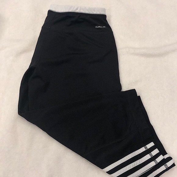 Adidas cropped workout pants - Picture 1 of 3